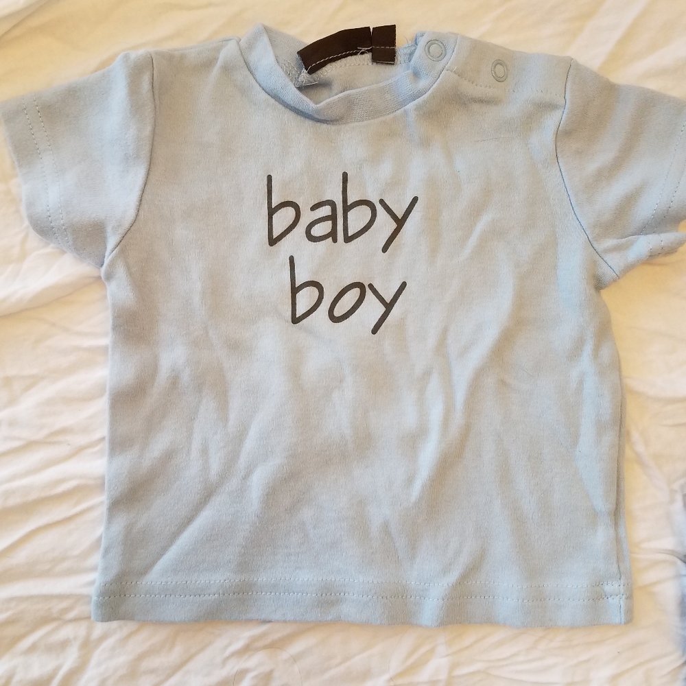 🎉HP🎉Elegant Baby, Baby Boy tee and pants set, 6M - Picture 2 of 8